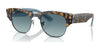 Ray-Ban MEGA CLUBMASTER RB0316S Sunglasses / Havana On Blue On Gunmetal №13163M / Blue (2N 21%) / Size 50