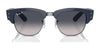 Ray-Ban MEGA CLUBMASTER RB0316S Sunglasses / Black On Gold №901/31 / G-15 Green (3N 13.2%) / Size 50