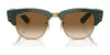 Ray-Ban MEGA CLUBMASTER RB0316S Sunglasses / Black On Gold №901/31 / G-15 Green (3N 13.2%) / Size 50