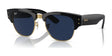 Ray-Ban MEGA CLUBMASTER RB0316S Eyeglasses Black On Gold / Clear / Blue (Photochromic)