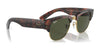 Ray-Ban MEGA CLUBMASTER RB0316S Sunglasses / Black On Gold №901/31 / G-15 Green (3N 13.2%) / Size 50