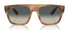 Ray-Ban DRIFTER RB0360S Sunglasses | Size 57 / Black №901/31 / Green (3N 13.2%)