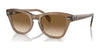 Ray-Ban RB0707S Sunglasses / Transparent Light Brown №664051 / Brown (2N 30.5%) / Size 50