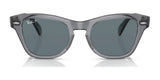 The Ray-Ban RB0707SF sunglasses, size 53, feature an acetate frame and dark lenses providing superior UV protection, all showcased against a clean white background.