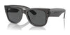 Ray-Ban MEGA WAYFARER RB0840S Sunglasses | Size 51 / Transparent Black №1406B1 / Dark Grey (3N 12%)
