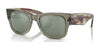 Ray-Ban MEGA WAYFARER RB0840S Sunglasses | Size 51 / Transparent Green №66355C / Silver (3N 11.7%)