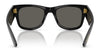 Ray-Ban MEGA WAYFARER RB0840S Sunglasses | Size 51 / Black №901/31 / Green (3N 13.2%)