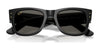 Ray-Ban MEGA WAYFARER RB0840S Sunglasses | Size 51 / Black №901/31 / Green (3N 13.2%)