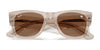 Ray-Ban MEGA WAYFARER RB0840S Sunglasses | Size 51 / Black №901/31 / Green (3N 13.2%)