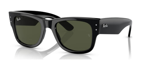 Ray-Ban MEGA WAYFARER RB0840S Sunglasses Black / Green