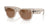Ray-Ban MEGA WAYFARER RB0840SF Sunglasses | Size 52 / Transparent Light Brown №68701A