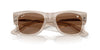 Ray-Ban MEGA WAYFARER RB0840SF Sunglasses | Size 52 / Havana №902/56 / Blue (2N 31%)