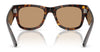 Ray-Ban MEGA WAYFARER RB0840SF Sunglasses | Size 52 / Havana №902/56 / Blue (2N 31%)
