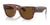Ray-Ban MEGA WAYFARER RB0840SF Sunglasses | Size 52 / Striped Havana №954/57