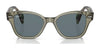 Ray-Ban RB0880SF Sunglasses | Size 53 / Black №901/31 / Green (3N 13.2%)