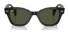 Ray-Ban RB0880SF Sunglasses | Size 53 / Black №901/31 / Green (3N 13.2%)