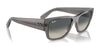 Ray-Ban CARLOS RB0947S Sunglasses | Size 56 / Black №901/31 / Green (3N 13.2%)