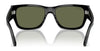 Ray-Ban CARLOS RB0947S Sunglasses | Size 56 / Black №901/31 / Green (3N 13.2%)