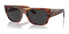 Ray-Ban CARLOS RB0947S Sunglasses | Size 56 / Striped Havana №954/48 / Black (Polarized) (3P 11.40%)