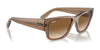 Ray-Ban CARLOS RB0947SF Sunglasses | Size 56 / Havana №902/R5 / Blue (3N 10.7%)