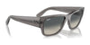 Ray-Ban CARLOS RB0947SF Sunglasses | Size 56 / Havana №902/R5 / Blue (3N 10.7%)