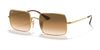 Ray-Ban RECTANGLE RB1969 Sunglasses | Size 54 / Arista Gold №914751 / Light Brown Gradient (2N 30.5%)