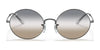 Ray-Ban OVAL RB1970 Sunglasses | Size 54 / Black №002/GG / Pink/Brown (1N 64%)