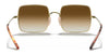 Ray-Ban SQUARE RB1971 Sunglasses | Size 54 / Arista Gold №914751 / Light Brown Gradient (2N 30.5%)