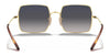 Ray-Ban SQUARE RB1971 Sunglasses | Size 54 / Arista Gold №914751 / Light Brown Gradient (2N 30.5%)