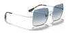 Ray-Ban SQUARE RB1971 Sunglasses | Size 54 / Arista Gold №914751 / Light Brown Gradient (2N 30.5%)