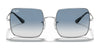 Ray-Ban SQUARE RB1971 Sunglasses | Size 54 / Arista Gold №914751 / Light Brown Gradient (2N 30.5%)