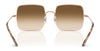 Ray-Ban SQUARE RB1971 Sunglasses | Size 54 / Arista Gold №914751 / Light Brown Gradient (2N 30.5%)