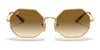 Ray-Ban OCTAGON RB1972 Sunglasses | Size 54 / Gold №919631 / G-15 Green (3N 13.2%)