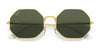 Ray-Ban OCTAGON RB1972 Sunglasses | Size 54 / Gold №919631 / G-15 Green (3N 13.2%)