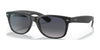 Ray-Ban NEW WAYFARER RB2132 Sunglasses | Size 55 / Black №601S78 / Blue/Grey (Polarized) (3P 14%)