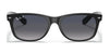 Ray-Ban NEW WAYFARER RB2132 Sunglasses | Size 55 / Black №901L / G-15 Green (3N 13.2%)