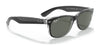 Ray-Ban NEW WAYFARER RB2132 Sunglasses | Size 55 / Black №901L / G-15 Green (3N 13.2%)