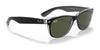 Ray-Ban NEW WAYFARER RB2132 Sunglasses | Size 55 / Black №901L / G-15 Green (3N 13.2%)