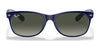 Ray-Ban NEW WAYFARER RB2132 Sunglasses | Size 55 / Black №901L / G-15 Green (3N 13.2%)