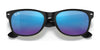 Ray-Ban NEW WAYFARER RB2132 Sunglasses | Size 55 / Black №901L / G-15 Green (3N 13.2%)