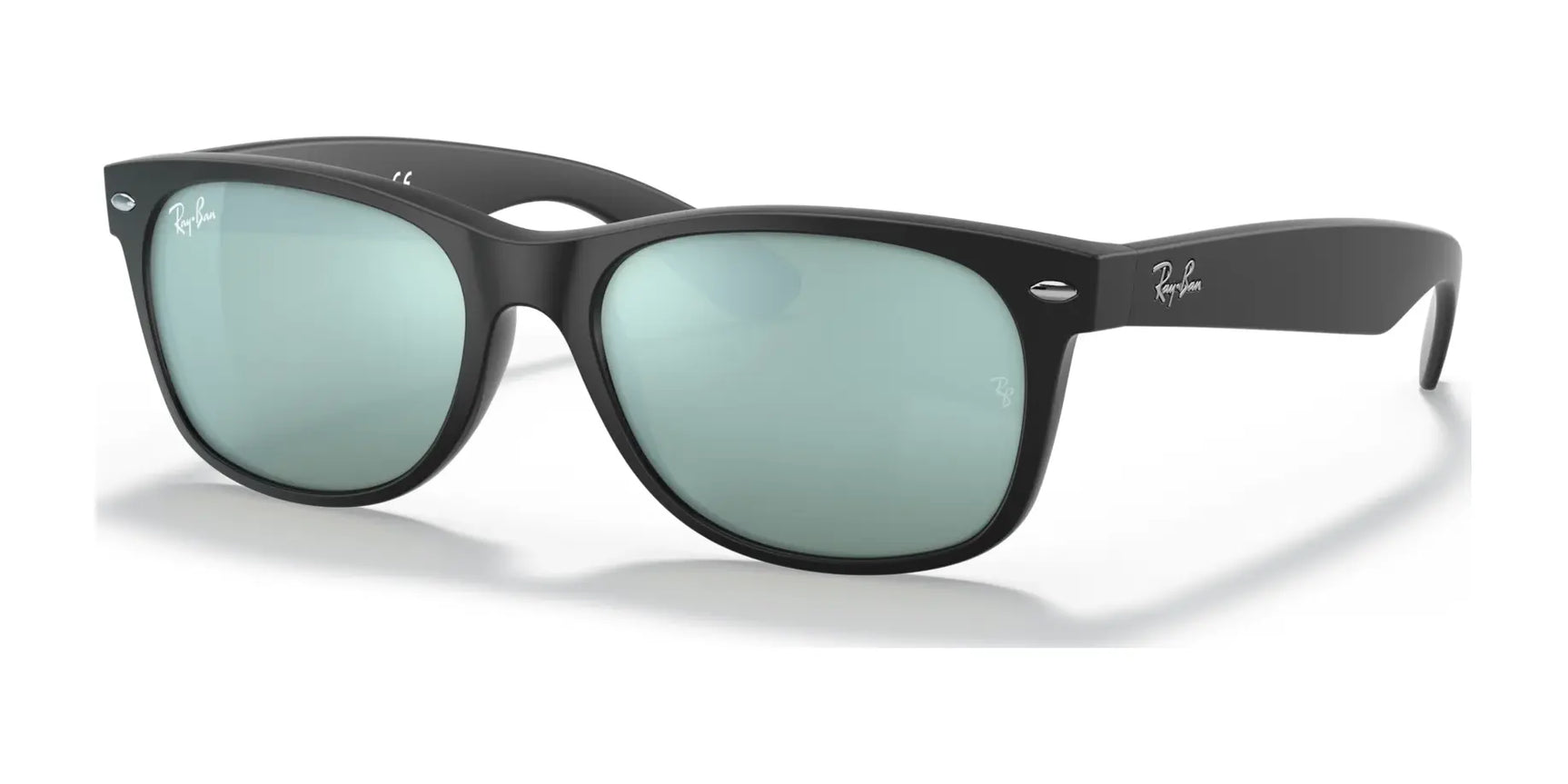 Enjoy the iconic style of Ray-Ban NEW WAYFARER RB2132 Size 52 sunglasses. With sleek black frames and green lenses, they provide chic sun protection. The white logo on the arms adds a touch of elegance to your ensemble.