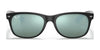 Ray-Ban NEW WAYFARER RB2132 Sunglasses | Size 55 / Black №901L / G-15 Green (3N 13.2%)