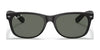 Ray-Ban NEW WAYFARER RB2132 Sunglasses | Size 55 / Black №901L / G-15 Green (3N 13.2%)