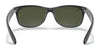 Ray-Ban NEW WAYFARER RB2132 Sunglasses | Size 55 / Black №901L / G-15 Green (3N 13.2%)