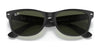 Ray-Ban NEW WAYFARER RB2132 Sunglasses | Size 55 / Black №901L / G-15 Green (3N 13.2%)