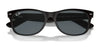 Ray-Ban NEW WAYFARER RB2132 Sunglasses | Size 55 / Black №901L / G-15 Green (3N 13.2%)
