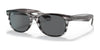 Ray-Ban NEW WAYFARER RB2132 Sunglasses | Size 58 / Striped Grey №6430B1 / Dark Grey (3N 12%)