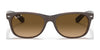 Ray-Ban NEW WAYFARER RB2132 Sunglasses | Size 55 / Black №901L / G-15 Green (3N 13.2%)