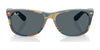 Ray-Ban NEW WAYFARER RB2132 Sunglasses | Size 55 / Black №901L / G-15 Green (3N 13.2%)