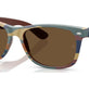 Brown & Blue Camuflage №682533